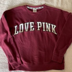 LOVE PINK crewneck sweatshirt